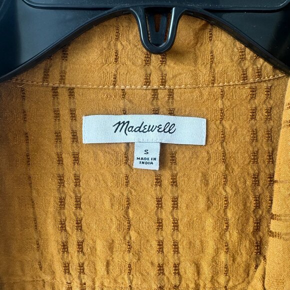 Madewell Tan Button-Front Jumpsuit - Picture 15 of 16